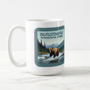 Mug Parc national Katmai Alaska Bear Brooks