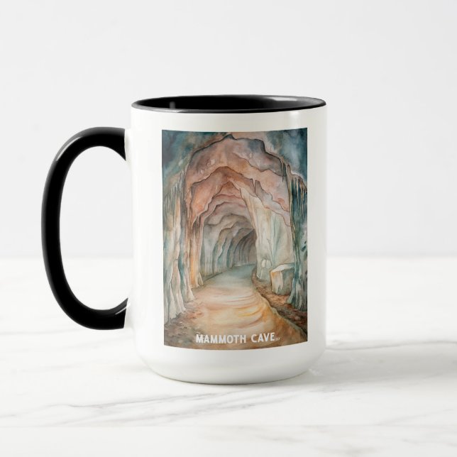 Mug Parc national Mammoth Cave Aquarelle (Gauche)