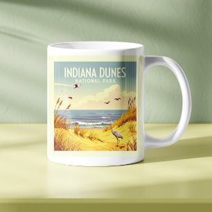 Mug Parc national vintage des dunes de l'Indiana