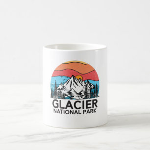 Mug Parc national vintage rétro 80s Montana de glacie