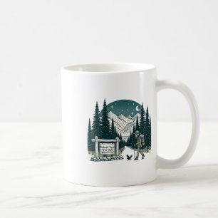 Mug Parc National Vintage Rétro Après la Tombée de la