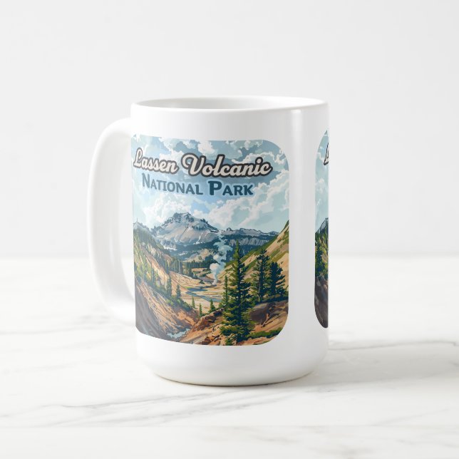 Mug Parc national volcanique de Lassen California Volc (Devant gauche)