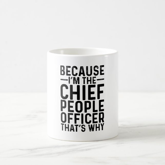 Mug Parce que je suis le directeur du peuple C'est pou (Centre)