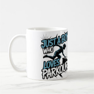 Mug Parcours Amusant Juste Un Garçon Qui Aime Le Parco