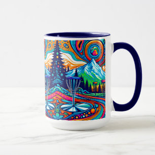 Mug Parcours de golf Psychedelic Disk