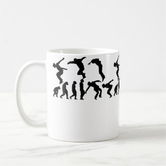 Mug Parcours de Parkour Coureur Grimpeur Obstacle
