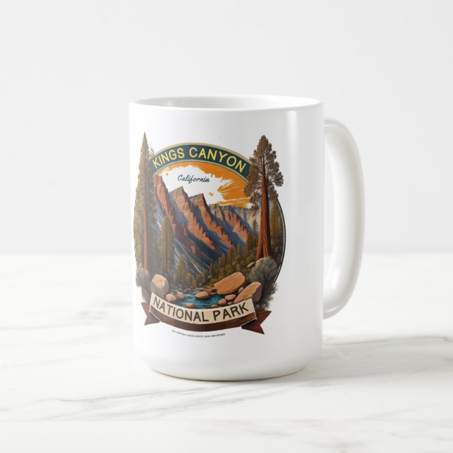 Mug Parcs nationaux du canyon de Sequoia et de Kings e (Devant droit)