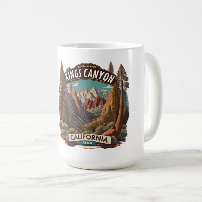 Mug Parcs nationaux du canyon de Sequoia et de Kings e (Devant droit)