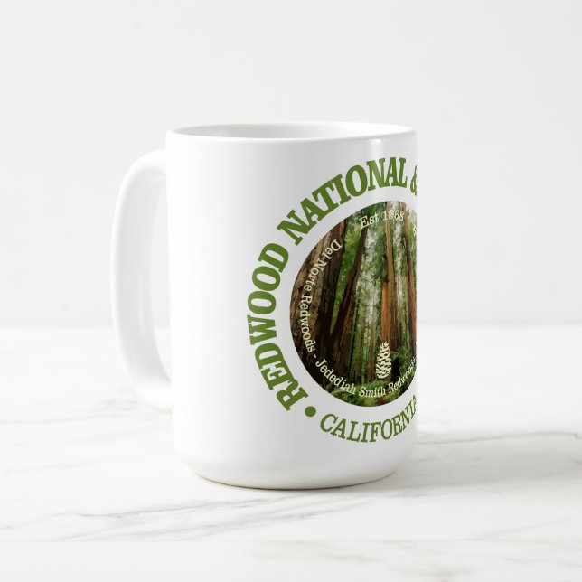 Mug Parcs nationaux et nationaux de Redwood (NP2) (Devant gauche)