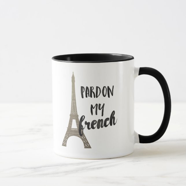 Mug Pardonnez mon français (Droite)