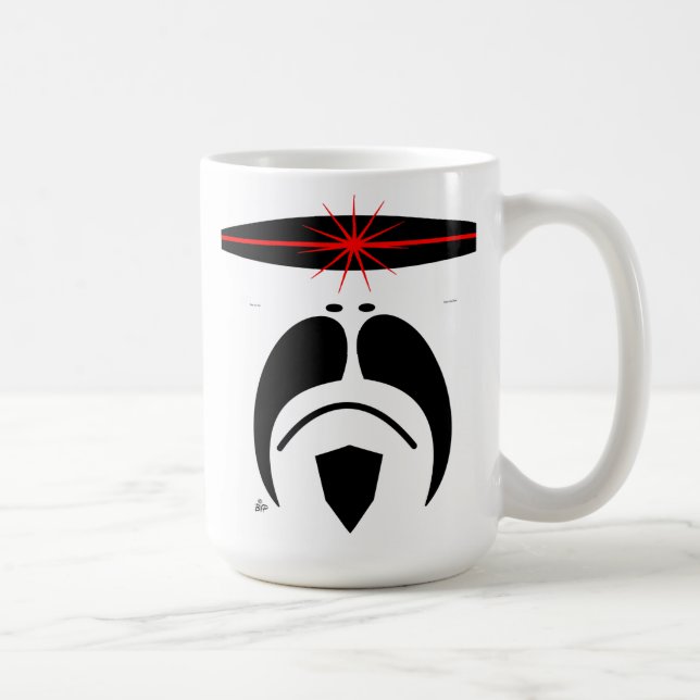 Mug pare-soleil de Cylon de moustache d'iRide (Droite)