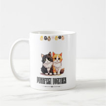 Parfait ensemble – Joli couple de chats 