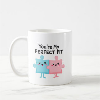 Mug Parfait Match de Puzzle pour les couples