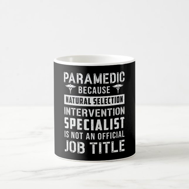 Mug Parfait parce que sélection naturelle Ambulance EM (Centre)