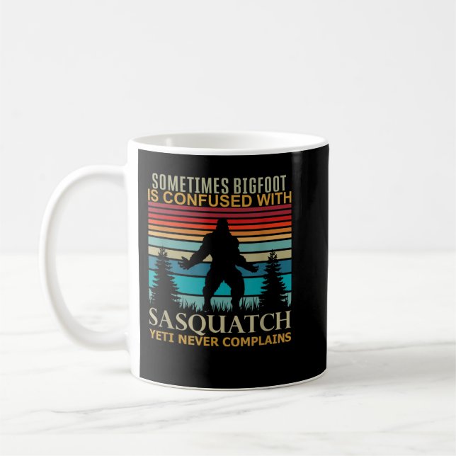 Mug Parfois, Bigfoot est confondu avec Sasquatch Yeti (Gauche)