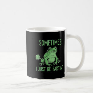 Mug Parfois je fais juste des pets drôle de grenouille