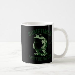 Mug Parfois je fais juste des pets drôle de grenouille