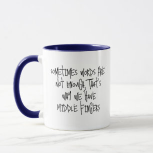 Mug Parfois les mots ne suffisent pas