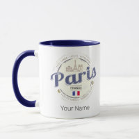 Paris Capitale France Tour Eiffel Souvenir Vintage