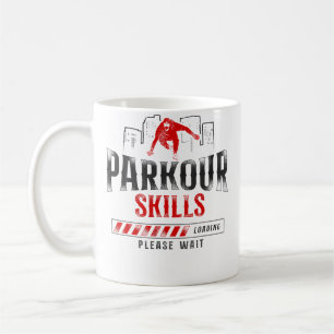 Mug Parkour Free Running Traceur Vintage Compétence Pa