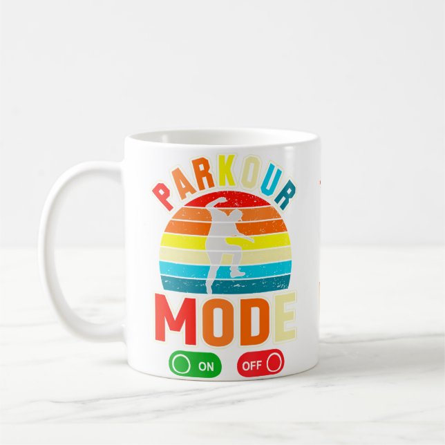 Mug Parkour Mode Backflip Freerunning Parkour Gifts Bo (Gauche)