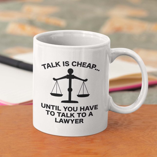 Mug Parler est bon marché (lawyer mug)