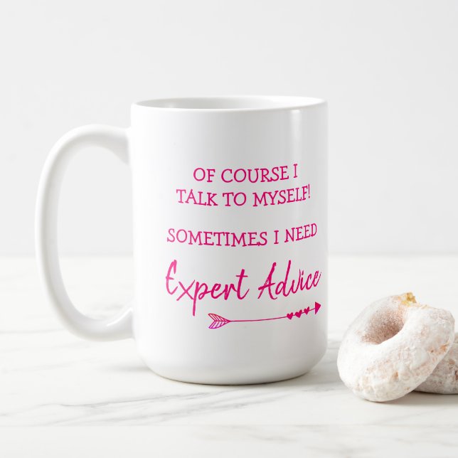 Mug Parlez à moi amusant (Avec donut)