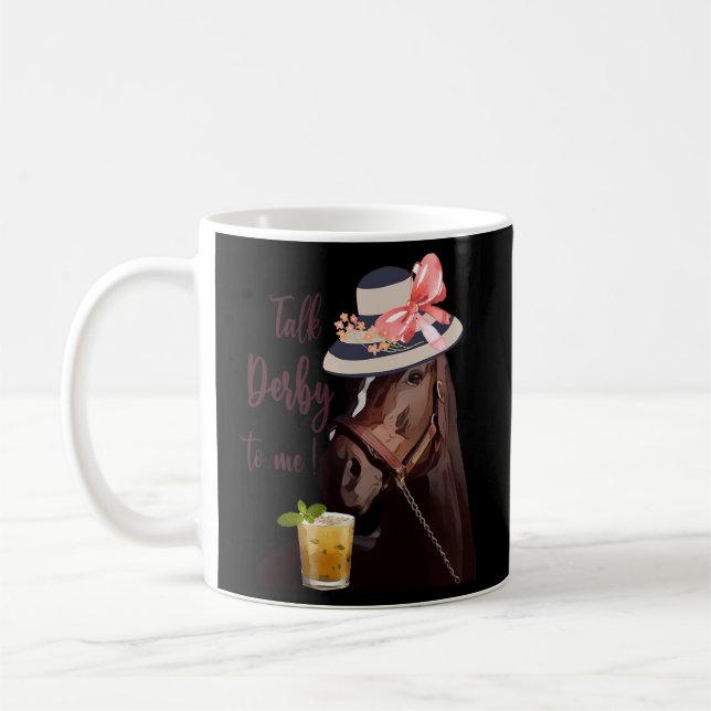 Mug Parlez Derby À Me-Mint Juleps-Derby Horse Racing (Gauche)