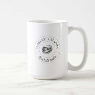 Mug Parlons de livres en noir