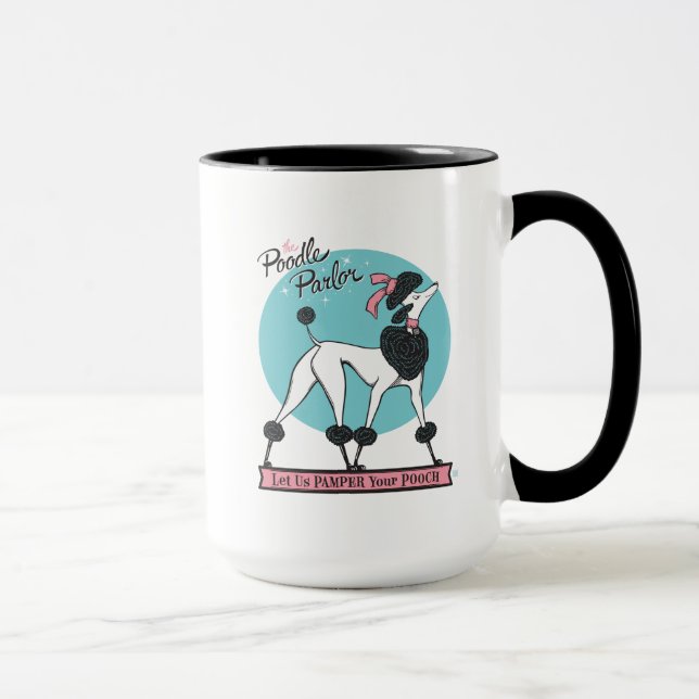 Mug Parlure de caniche (Droite)