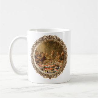 Mug Parodie de peinture de la Renaissance homme mangea