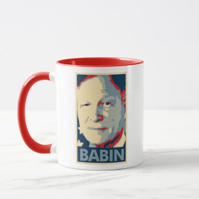 Mug Parodie politique d'affiche de Brian Babin (Gauche)