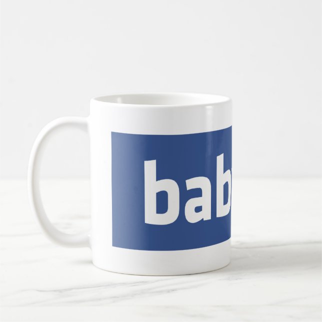 Mug parodie sociale drôle de mise en réseau de (Gauche)