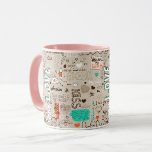 Mug Paroles d'amour