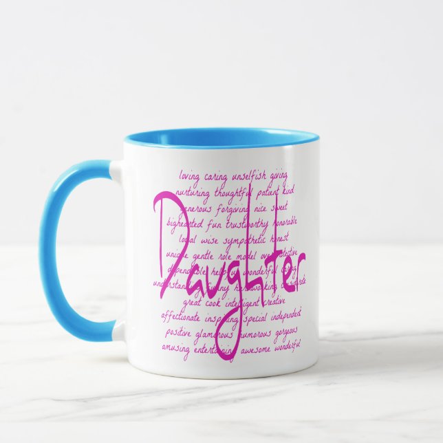 Mug Paroles d'amour pour la fille (Gauche)