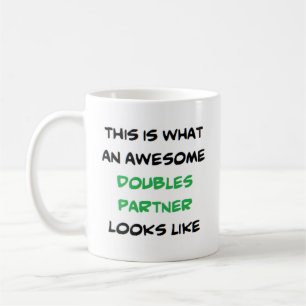 Mug partenaire double, génial