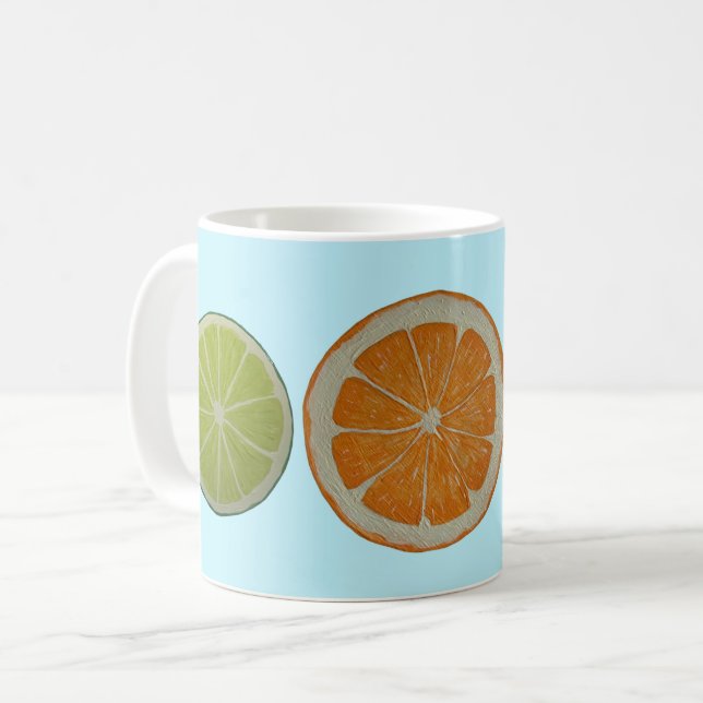 Mug Parti Citrus (Devant gauche)
