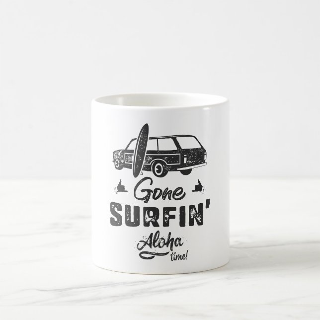 Mug Parti faire du Surf Temps Aloha (Créateur téléchargé)