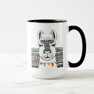 Mug Parti Llama - Portrait