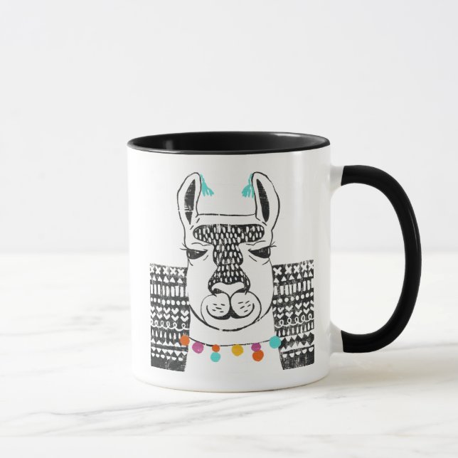Mug Parti Llama - Portrait (Droite)