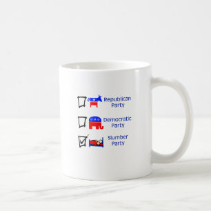 Mug Parti Républicain, Parti démocrate, soirée pyja