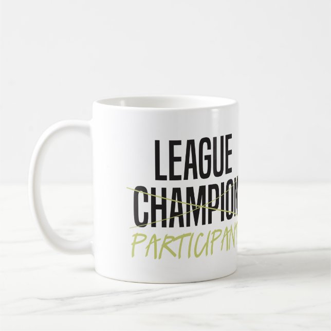 Mug Participant de Ligue de Football d'imaginaire (Gauche)