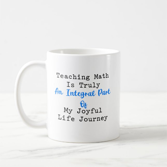 Mug Partie Intégrante Parcours Joyeux Professeur de Ma (Gauche)