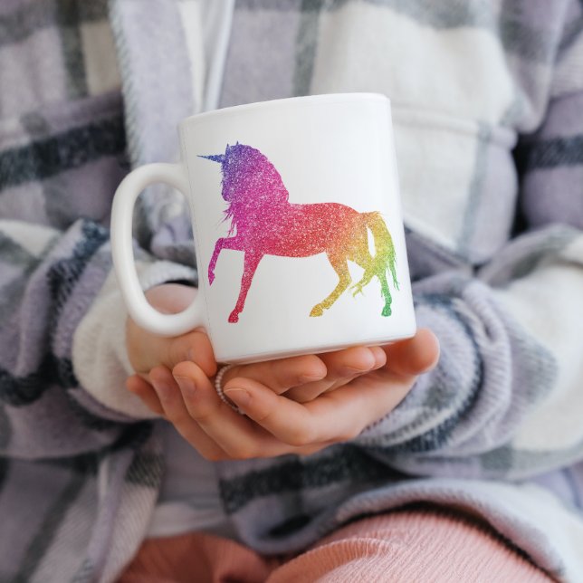 Mug Parties scintillant arc-en-ciel Étincelle Unicorne (Créateur téléchargé)