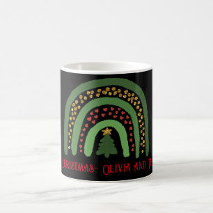 Mug Parties scintillant arc-en-ciel rouge or vert