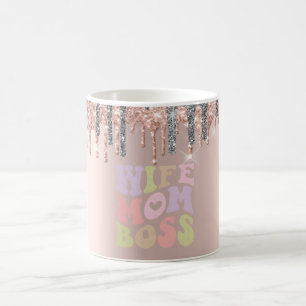 Mug Parties scintillant Argent Lecteurs Rose Gold Femm