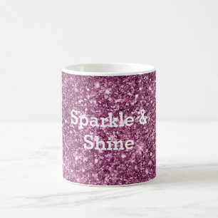 Mug Parties scintillant Bokeh rose