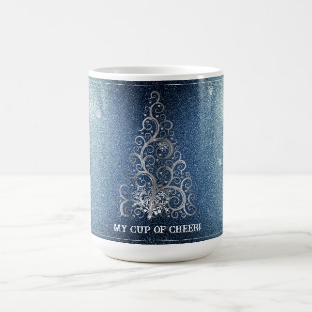 Mug Parties scintillant d'arbre de Noël et flocons de  (Centre)