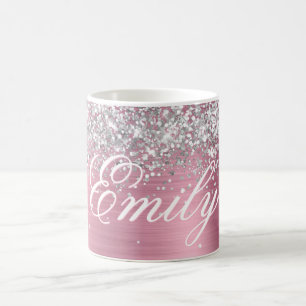 Mug Parties scintillant d'argent personnalisée Foil ro