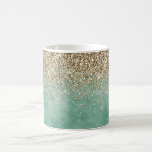 Mug Parties scintillant d'étincelle dorée Mint Glam